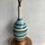 Massive mid century modern Tuscan table lamp, striped stunning 3 thumbnail