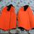 2 Cabelas Hunting Blaze Orange Neoprene XL Dog Vest Chest Protector 1 thumbnail