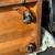 Vintage Gothic look oak bar / server credenza B7 24 thumbnail