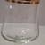 Vintage Elegant Platinum & Gold Banded Goblets – Set of 6 6 thumbnail
