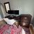 Crate & Barrel Home Office Desk Set + Matching File Cabinets + office Chair 4 thumbnail