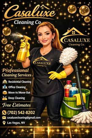 HOUSE CLEANING SERVICES – SAME DAY / ASAP AVAILABLE! 🧹(702)542-8202 1