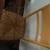 Two wood wicker dining chairs.  Two wood wicker dining chairs. 1 thumbnail