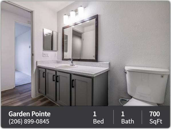 $1,895 / 1br - 700ft2 - Serene garden settings with beautiful views! 700 SqFt 1 BR / 1 BA! (Seattle)64031306656897121