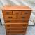 Maple Colonial Chippendale Tallboy Dresser Chest of Drawers 2 thumbnail