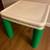 Vintage Little Tikes Kid SizeTable and two yellow chairs 1 thumbnail