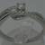 14KT WHITE GOLD FASHION RING SIZE 9; 4.1 GR; W 0.50 PTS ROUND DIAMONDS 2 thumbnail