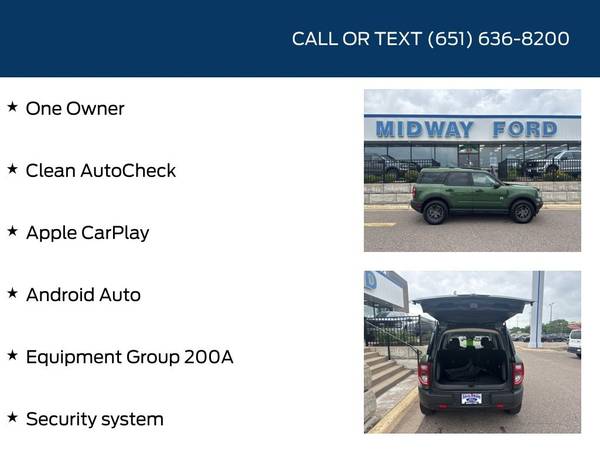 2024 Ford Bronco Sport Big Bend - $28,912 (Roseville, MN)63481431342721124