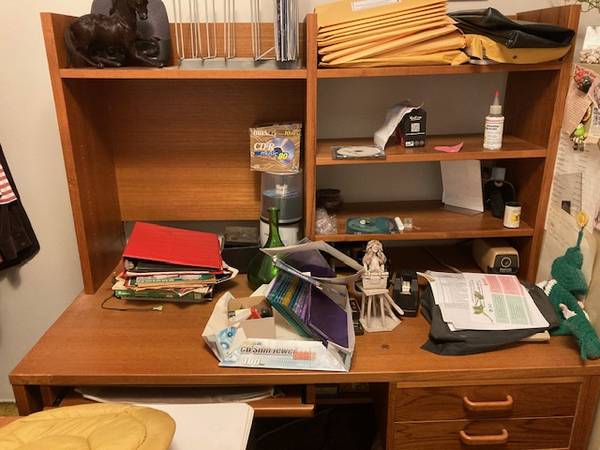 Computer Desk and Add-on 1