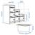 IKEA TROFAST Storage combination with boxes, black, 39x17 3/8x37 " 2 thumbnail