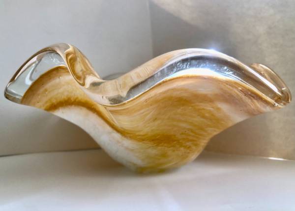 Murano Crystal Clear Bowl Made in Italy 1