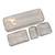 SLAH Or Pampered Chef 4P Blown Glass Rectangular Tray Set 3 thumbnail