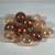 (11pc) Bronze Glass Tree Ornaments 1 thumbnail