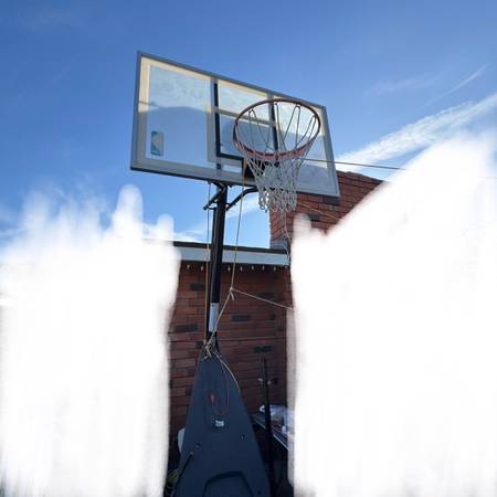 Spalding Ultimate Hybrid Acrylic Portable Basketball Systems 1