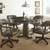 52” Reversible Dining & Poker Table with 4 Swivel Captain’s Chairs 7 thumbnail