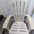 Three Sturdy Light Grey, Outdoor Armchairs.. 2 thumbnail