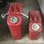 Vintage Metal Red Gas Tanks Jerry Cans 5L USMC And 8L gas tank with one hose 1 thumbnail