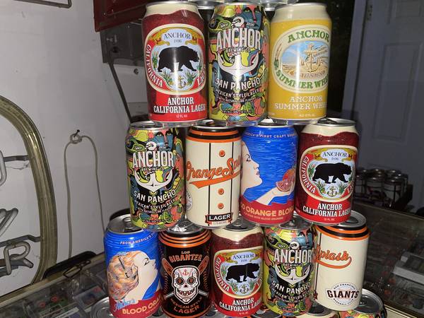 Anchor Brewery Beer Cans: Steam, California Lager, etc 1