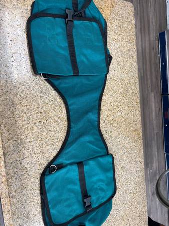 Day pack teal saddle bags 1