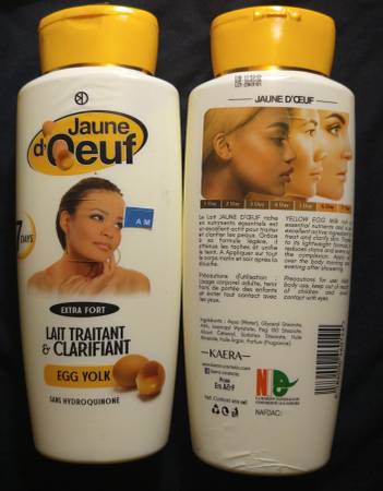 Jaune d'oeuf egg yolk  body lotion  450 ML 1