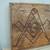 Hand carved wood Masons sign 2 thumbnail