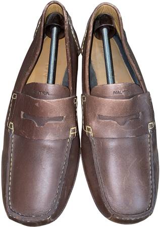 Nautica Rhett Zapatos de Cuero para Conducir, Mocasines para Hombre, Talla 10, Limpio, Raro - $125 (Baldwin)63471464275201120