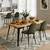 Homy Casa · Lancelot 5-Piece Dining Set oak Table with Charlton Cha 1 thumbnail