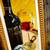 Tall Slim Signed Wine Bottle Oil Painting-21.25" x 33.5" 3 thumbnail