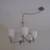 Etched Glass 24" Wide 6-Light Chandelier 1 thumbnail