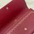 GUIRLANDE DE CARTIER RED CALFSKIN LEATHER LONG BIFOLD WALLET 100% GENU 8 thumbnail