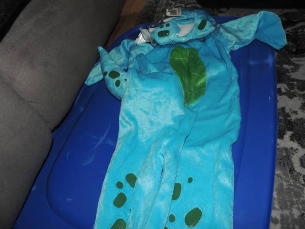 BABY TODDLER BLUE DRAGON HALLOWEEN COSTUME  1-2 YRS 1