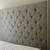 Queen Headboard with Frame /Tall Tufted Soft Gray 1 thumbnail