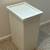White Plastic Trash Can 1 thumbnail