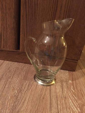 Hand blown Wallace pitcher 1