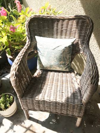 Wicker Patio Chair 1