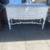 Vintage white carved wood buffet Sideboard cabinet 1 thumbnail
