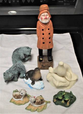 Figurines, Fisherman and Assorted Animals 1