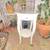 Beautiful queen, bedframe, like new, clean mattress, side table & lamp 20 thumbnail
