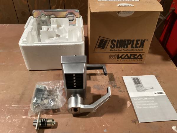 New simplex mechanical door lock 1