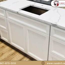 60 Inch Bathroom Vanity with Quartz Top and Sink - Solid Wood - $1,099 1