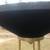 Post-Modern brass Torchiere floor lamp with shade B29 6 thumbnail