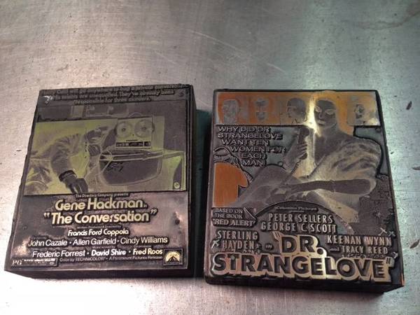 Newspaper Printing Press Blocks 1