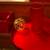 Vintage Glass Globe, Wood and Leather Box ,Tray & More - Red Color 2 thumbnail