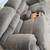 Reclining Couch in good condition with cup holders 1 thumbnail