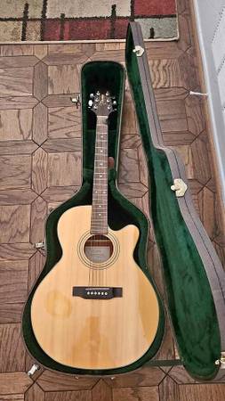 Guitarra acústica eléctrica Takamine EG540C con estuche rígido - $400 (Newhall)63471428473089120