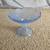 Gotrham Ice Blue Hobnail Pedestal Compote 4 thumbnail