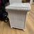 80s Palm beach coastal style white wicker night stand 5 thumbnail