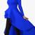New Maxi High Low Top/Dress long Sleeve in Blue 2 thumbnail