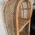 Vintage Arched Natural Wicker Rattan shelves 3 thumbnail