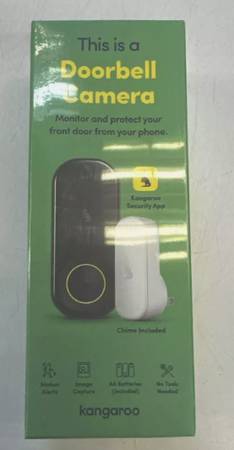 Genuine Kangaroo WIFI Security Doorbell Camera Brand New in BOX SEALED 1
